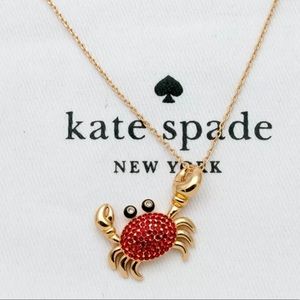 Kate Spade ♠️ Crab Necklace New with tags!